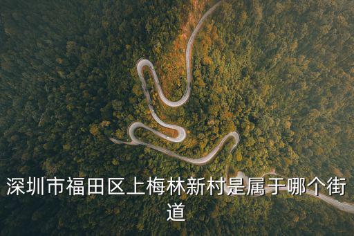深圳市福田區上梅林新村是屬于哪個街道