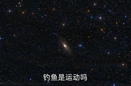垂釣運動，釣魚是運動嗎