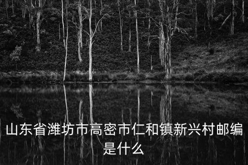 山東省濰坊市高密市仁和鎮(zhèn)新興村郵編是什么