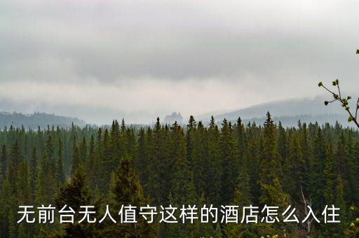 無前臺無人值守這樣的酒店怎么入住