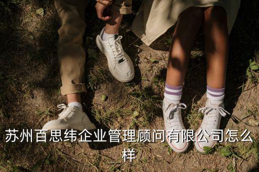 蘇州百思緯企業管理顧問有限公司怎么樣