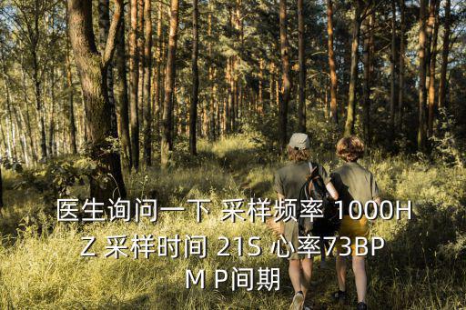 醫(yī)生詢問(wèn)一下 采樣頻率 1000HZ 采樣時(shí)間 21S 心率73BPM P間期