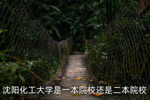 沈陽化工大學是一本院校還是二本院校