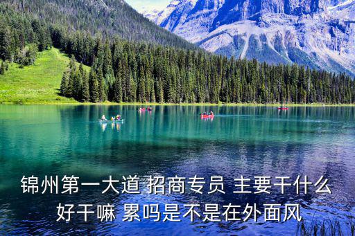 錦州第一大道 招商專員 主要干什么 好干嘛 累嗎是不是在外面風(fēng)