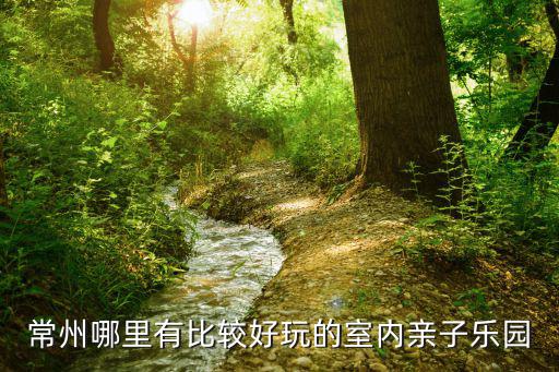 常州哪里有比較好玩的室內(nèi)親子樂園