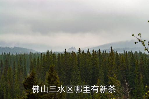 佛山三水區哪里有新茶