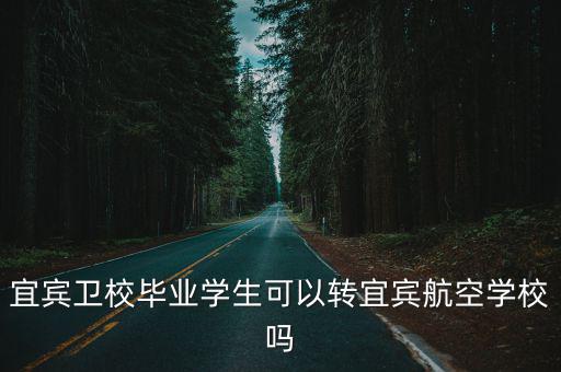 宜賓衛校畢業學生可以轉宜賓航空學校嗎