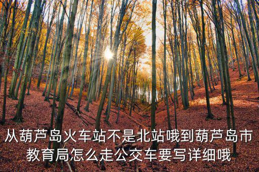 葫蘆島教育局，去葫蘆島教育局坐幾路車