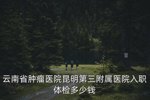 入職體檢去哪個醫(yī)院，昆明市第一人民醫(yī)院或者市級以上醫(yī)院入職體檢多少錢