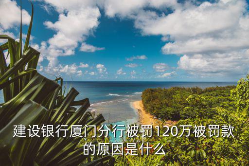 建設(shè)銀行廈門(mén)分行被罰120萬(wàn)被罰款的原因是什么