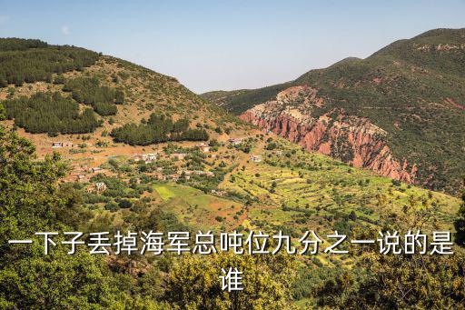 一下子丟掉海軍總噸位九分之一說的是誰