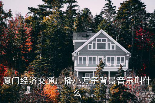 廈門經濟交通廣播小萬子背景音樂叫什么