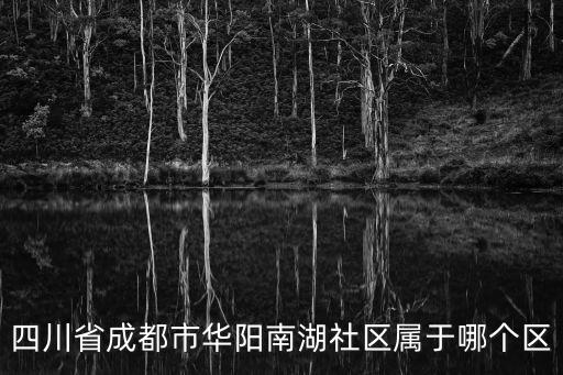 四川省成都市華陽南湖社區(qū)屬于哪個區(qū)