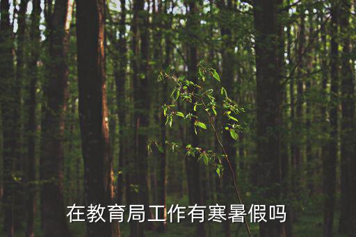 在教育局工作有寒暑假嗎