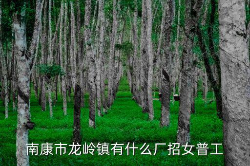 南康市龍嶺鎮有什么廠招女普工