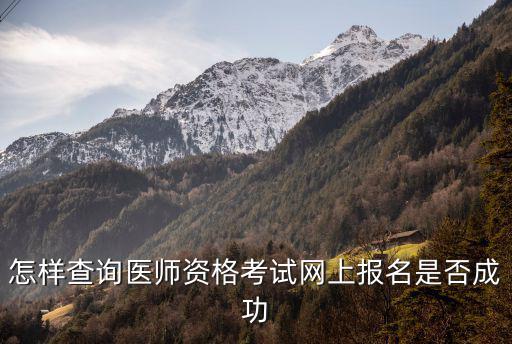 醫師資格考試網，執業醫師考試