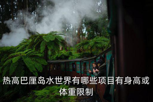 熱高巴厘島水世界有哪些項(xiàng)目有身高或體重限制