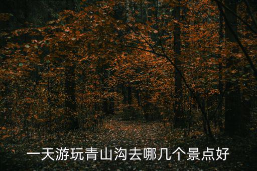 青山溝風(fēng)景區(qū)，一天游玩青山溝去哪幾個(gè)景點(diǎn)好