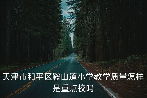 天津市和平區(qū)鞍山道小學教學質(zhì)量怎樣是重點校嗎