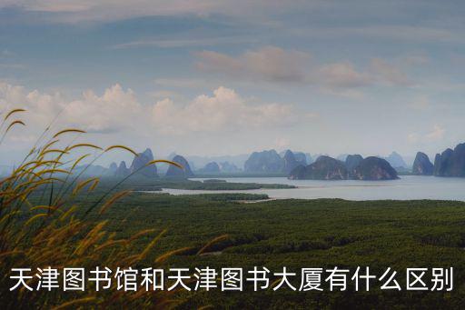 天津圖書大廈，天津圖書館和天津圖書大廈有什么區(qū)別