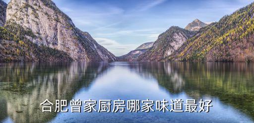 合肥曾家廚房哪家味道最好