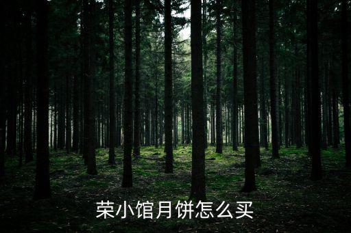 榮小館月餅怎么買