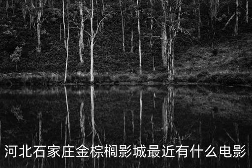 河北石家莊金棕櫚影城最近有什么電影