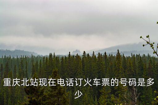 重慶北站現在電話訂火車票的號碼是多少