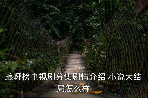 瑯琊榜電視劇分集劇情介紹 小說大結局怎么樣