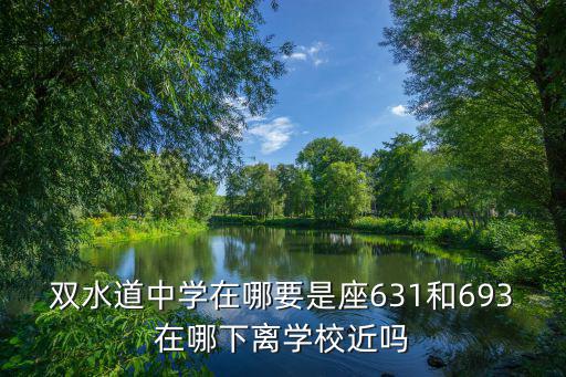 雙水道中學在哪要是座631和693在哪下離學校近嗎