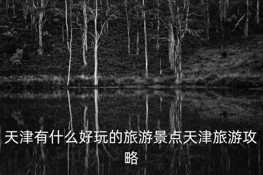 天津游玩攻略，天津的旅游景點攻略