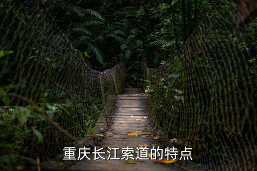 重慶長江索道的特點