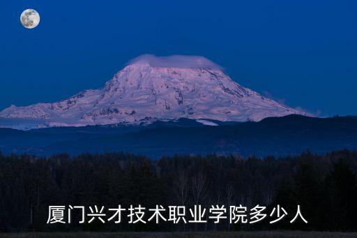 廈門興才技術職業學院多少人