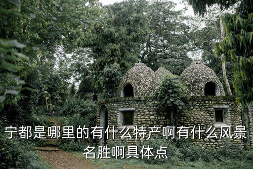 寧都是哪里的有什么特產啊有什么風景名勝啊具體點