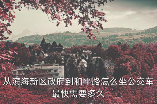 從濱海新區政府到和平路怎么坐公交車最快需要多久