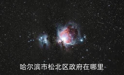 哈爾濱市松北區(qū)政府在哪里