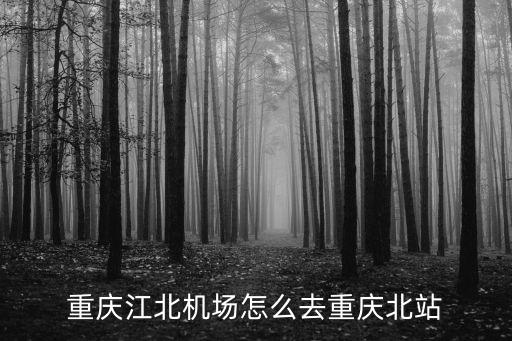 重慶江北機場怎么去重慶北站