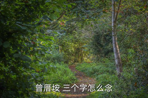 曾厝垵 三個字怎么念