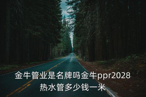 金牛管業是名牌嗎金牛ppr2028熱水管多少錢一米