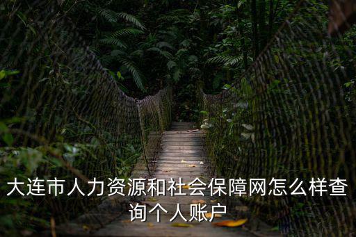 大連市人力資源和社會保障網(wǎng)怎么樣查詢個人賬戶