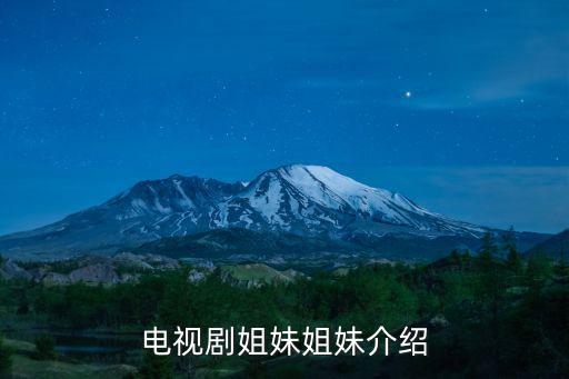 電視劇姐妹姐妹介紹