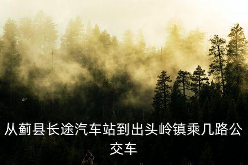 出頭嶺鎮(zhèn)，從薊縣長途汽車站到出頭嶺鎮(zhèn)乘幾路公交車