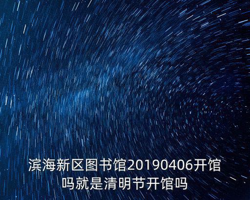 濱海新區圖書館，天津市濱海新區圖書館什么時候開放啊