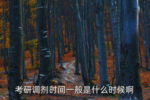 調劑時間，調劑什么時候可以開始