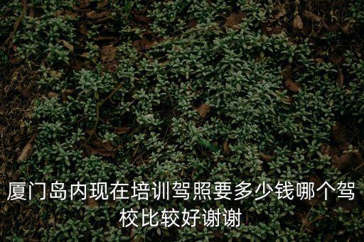 廈門島內(nèi)現(xiàn)在培訓(xùn)駕照要多少錢哪個(gè)駕校比較好謝謝