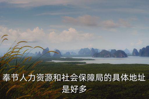 奉節人力資源和社會保障局的具體地址是好多