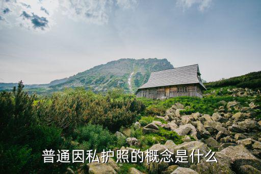 普通因私護照的概念是什么