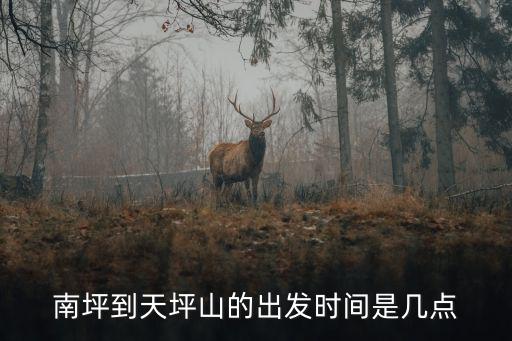 天坪山，南坪到天坪山的出發時間是幾點