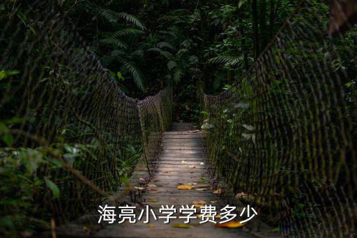 海亮小學學費多少