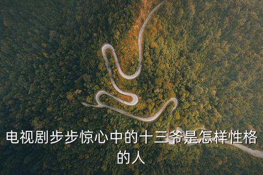 電視劇步步驚心中的十三爺是怎樣性格的人